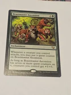 Beastmaster Ascension Commander 2015 MTG Magic The Gathering NM - Image 1