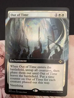 MTG NM/M Modern Horizons 2 Out of Time Extended/ Borderless/ Full Art Foil - Image 1