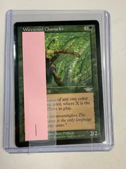MTG Magic the Gathering Wirewood Channeler (144/145) Legions MP (01) - Image 3