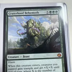 Craterhoof Behemoth - Normal - Tarkir: Dragonstorm MTG NM - Image 2