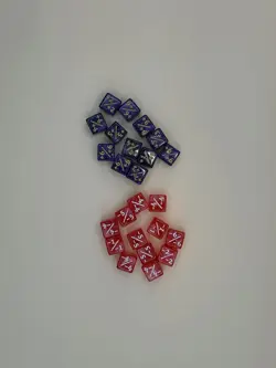 24x TCG Micro Dice Set - Stats & Damage Counter Dice for MTG Lorcana Pokemon TCG - Image 3