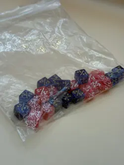 24x TCG Micro Dice Set - Stats & Damage Counter Dice for MTG Lorcana Pokemon TCG - Image 5