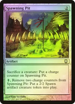 Darksteel MTG FOIL Spawning Pit Magic - Image 1
