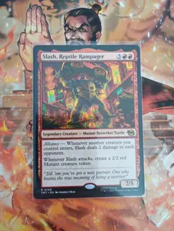 Mtg. Slash, Reptile Rampager. Teenage Mutant Ninja Turtles. Nm - Image 1