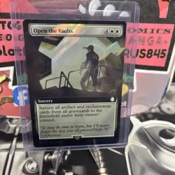 1x MTG Open the Vaults (Extended Art) (Surge Foil) - Fallout (PIP) #983 - Magic - Image 3