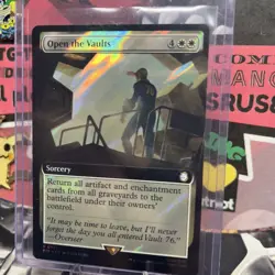 1x MTG Open the Vaults (Extended Art) (Surge Foil) - Fallout (PIP) #983 - Magic - Image 5