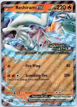 Reshiram ex Journey Together Stsamped Oversized/Jumbo (NM) - Pokemon TCG - Image 1