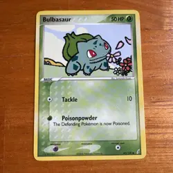 Pokemon Bulbasaur 45/100 EX Crystal Guardians Common Regular English Card - Image 1