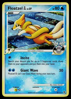 Pokemon Card - Floatzel GL Rising Rivals 4/111 Holo Rare - Image 1