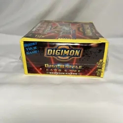 1999 Digimon Digi-Battle Card Game Booster Cards Series 2 Yellow Sealed Box - Image 5