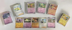Pokemon Paldean Fates 300 Card Lot + 8 EX Cards Bulk Commons Holos Reverse Read - Image 5