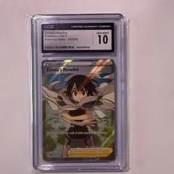 Pokemon Zinnia's Resolve Evolving Skies Full Art #203 CGC 10 Gem Mint - Image 1