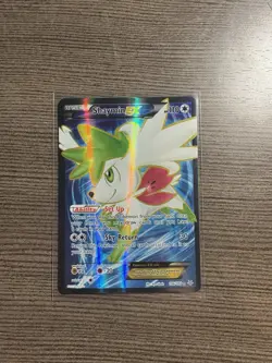 Pokemon TCG Shaymin EX Roaring Skies Holo Full Art Ultra Rare Card 106/108 XY MP - Image 1