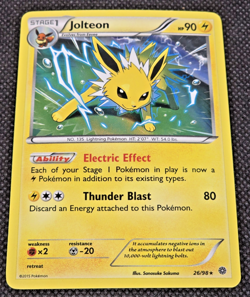 Jolteon 26/98 - XY Ancient Origins Pokemon Holo Foil Rare Nice LP -- L25 - Image 2