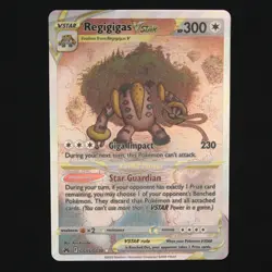 Regigigas VSTAR Crown Zenith: Galarian Gallery Pokemon Ultra Rare Holo GG55 NM - Image 1