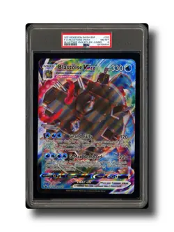 2021 POKEMON SWSH BLASTOISE VMAX BATTLE BOX PROMO FULL ART BLASTOISE VMAX PSA 8 - Image 1