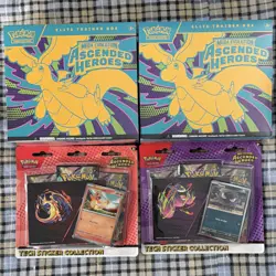Pokemon TCG Ascended Heroes Elite Trainer Box 2x and Sticker Pack 2x - Image 1