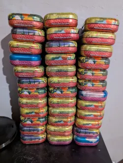 36 *Empty* Pokemon TCG Ascended Heroes Mini Tins No Packs - Image 1