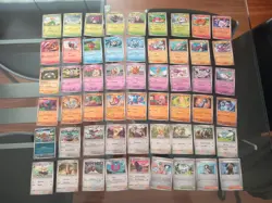 Pokemon Lotto 54 Carte Reverse e Tutte Diverse Ossidiana Infuocata Italiano - Image 1