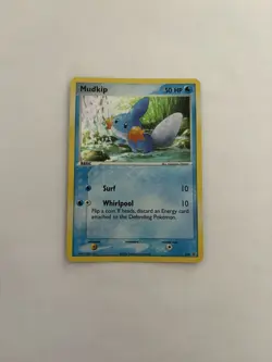 2004 Pokemon Mudkip 018 Black Star Promo Holo - Near Mint - Image 1