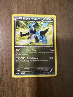 Pokemon Black Kyurem Boundaries Crossed 100/149 Holo Rare Basic 130 HP English - Image 1