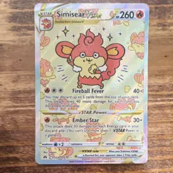 Pokemon Simisear VSTAR GG37/GG70 Crown Zenith Galarian Gallery Ultra Rare Holo - Image 1
