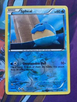 Pokemon TCG Spheal 29/124 Dragons Exalted Set Reverse Holo Common - Image 1