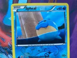 Pokemon TCG Spheal 29/124 Dragons Exalted Set Reverse Holo Common - Image 2