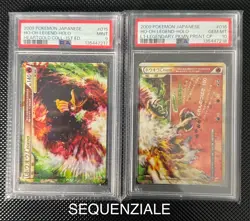 Pokemon HO-OH Legend 015 016 1st Ed. Japanese Sequential PSA 9-10 - Image 1
