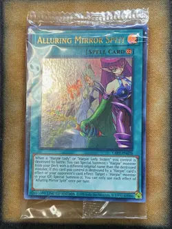 Yugioh Alluring Mirror Split LART-EN028 Ultra Rare Lost Art Promo SEALED - Image 1