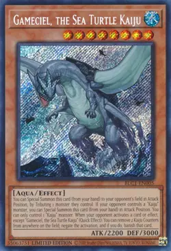 Gameciel, the Sea Turtle Kaiju-Secret Rare - Limited - BLC1-EN005 - Battles o... - Image 1