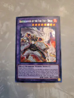 Yugioh! Brotherhood of the Fire Fist - Swan - FIGA-EN015 - 1996 1st Ed - NM - Image 1