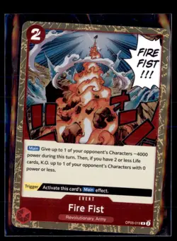One Piece Awakening of the New Era OP05 Fire Fist 019 3 Lot - Image 1