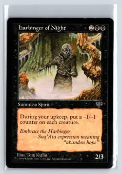 Harbinger of Night Mirage Rare - MTG Magic the Gathering Card - Image 1