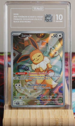 Eevee 173 Sv: Scarlet & Violet Promo Cards Holo TAG 10 - Image 1