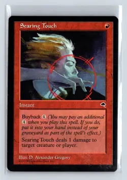 SEARING TOUCH - MTG Magic the Gathering Card - Tempest - Uncommon - Image 1
