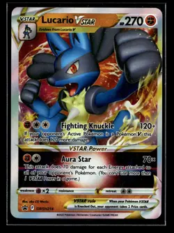 Lucario VSTAR - Promo SWSH: Sword & Shield Promo Cards SWSH214 NM - Image 1