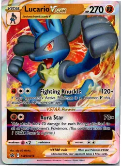 Lucario VSTAR - Promo SWSH: Sword & Shield Promo Cards SWSH214 NM Holo - Image 1
