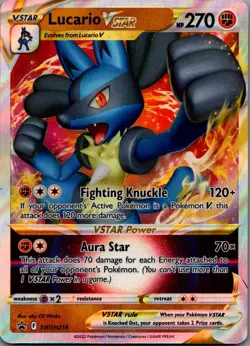 Lucario VSTAR Promo SWSH: Sword & Shield Promo Cards SWSH214 NM - Image 1