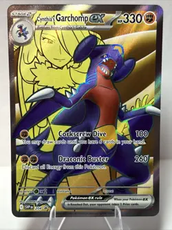 Cynthia’s Garchomp Ex 204 Black Star Promo Scarlet And Violet Mint Pokemon Card - Image 1