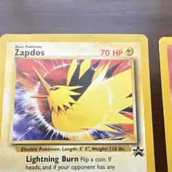 Pokemon Promo Articuno, Zapdos, Moltres Card Lot English 2000 Vintage - MP-LP - Image 4