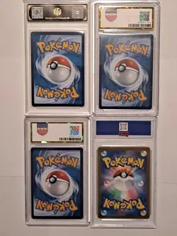 Lot Of Pokemon Cards: 3 Chinese, 1 Japanese - Chinese Companies Graded - Image 2
