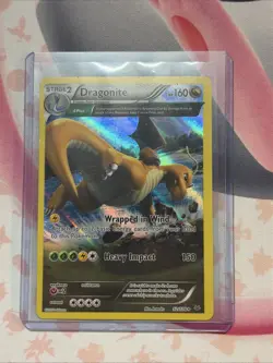 Pokemon TCG Dragonite Roaring Skies Reverse Holo Rare Card 52/108 NM - Image 1