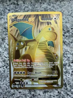 Pokemon Dragonite EX Full Art Evolutions Ultra Rare Holo 180HP 106/108 Card - Image 1