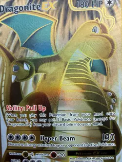 Pokemon Dragonite EX Full Art Evolutions Ultra Rare Holo 180HP 106/108 Card - Image 2