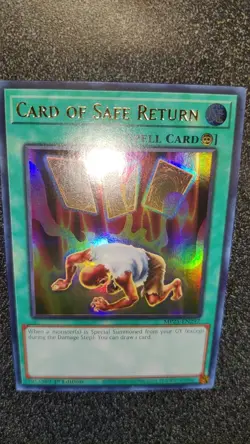 Yu-Gi-Oh! TCG Card of Safe Return MP25-EN297 Ultra Rare NM 1st Edition - Image 3