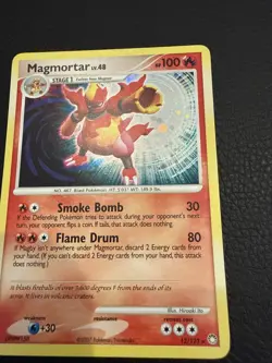 Magmortar - 12/123 - Pokemon Mysterious Treasures Holo Card NM/LP - Image 2