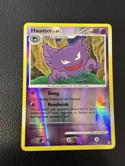 Pokemon Haunter 40/100 Stormfront Reverse holo Pokemon Card - LP - Image 1