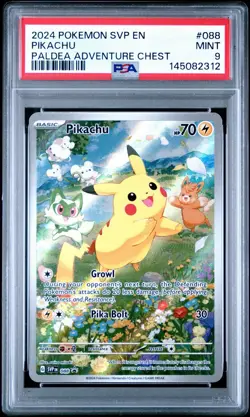 Pikachu 088 Sv: Scarlet & Violet Promo Cards Holo PSA 9 - Image 1