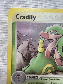 Pokemon Cradily 3/100 Holo – EX Sandstorm – 2003 Pokemon Card MP Ereader - Image 2